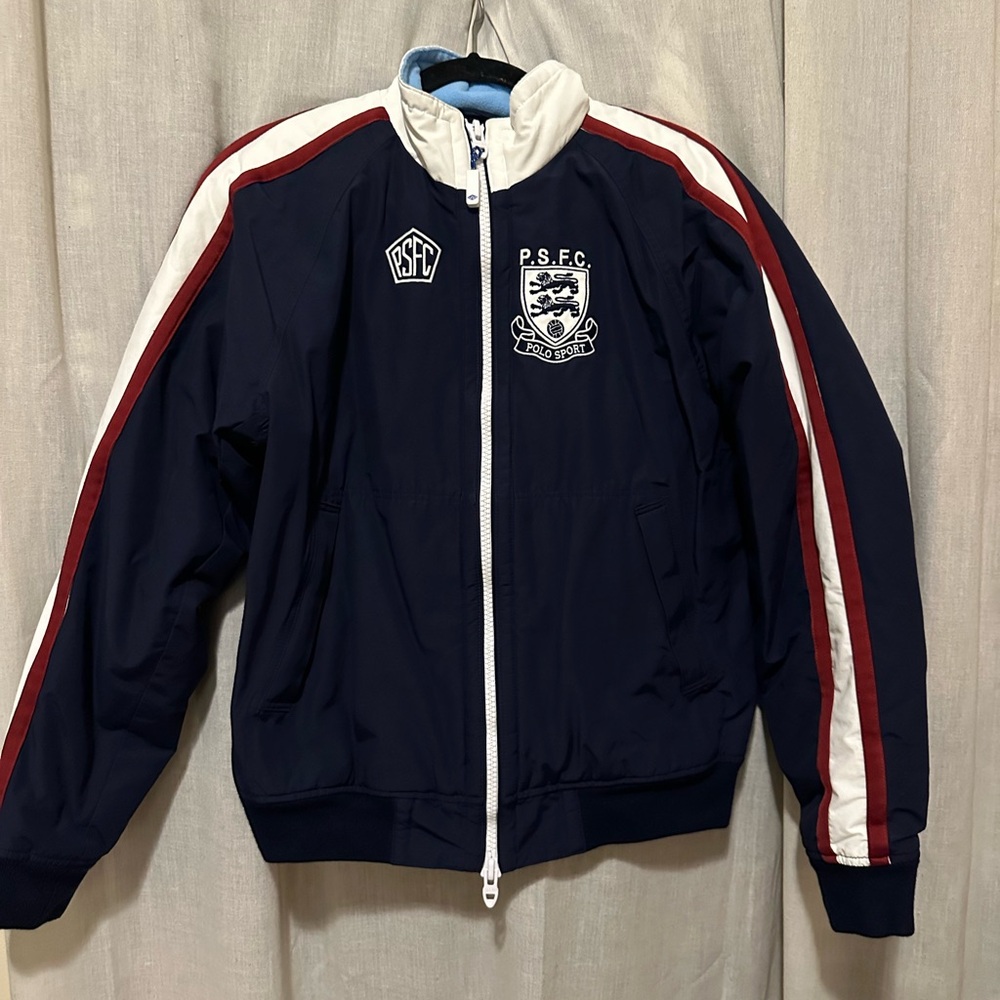 Ralph Lauren Polo Sport Navy Jacket with Red and White Accents